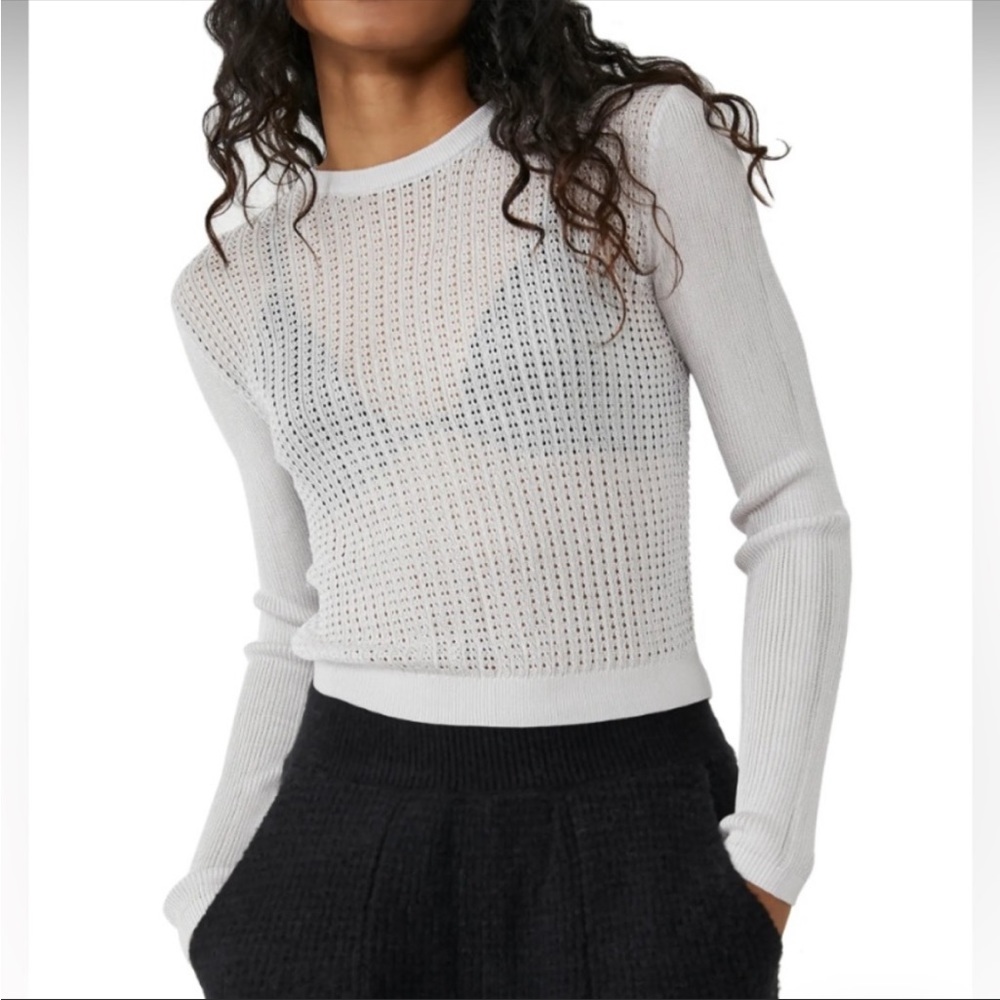 Free People H20 Crew Pullover in Found Moon